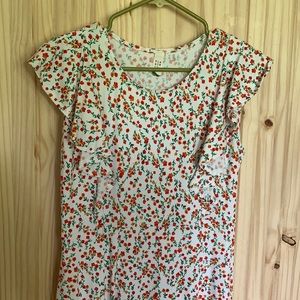 Flutter Sleeve MIDI Summer Dress